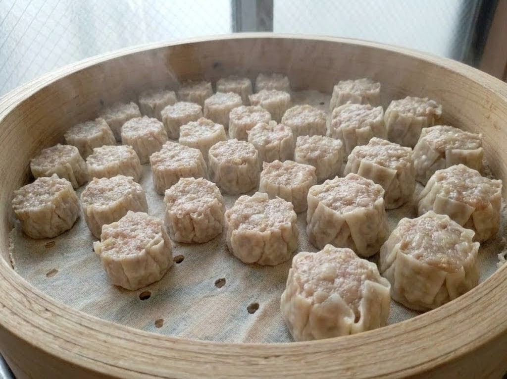 45gと60gの大玉だし焼売の比較画像